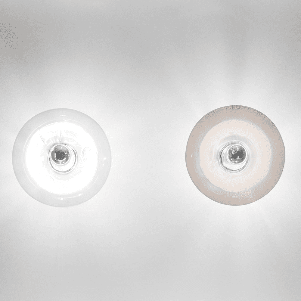 Rosetta Wall Light - 200mm in Clear Glass & Gold-img-1