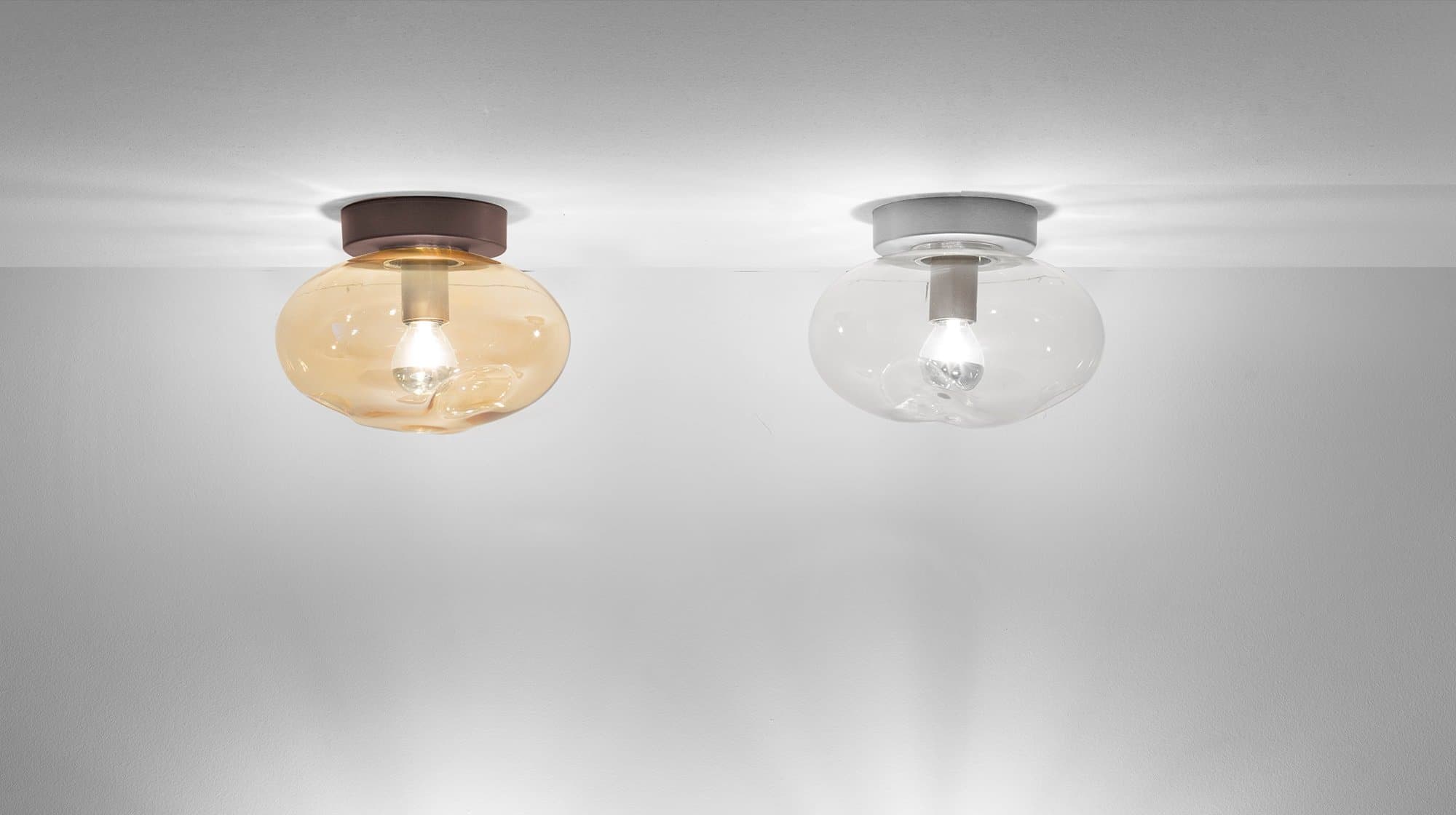 Rosetta Wall Light - 200mm in Clear Glass & Gold-img-2
