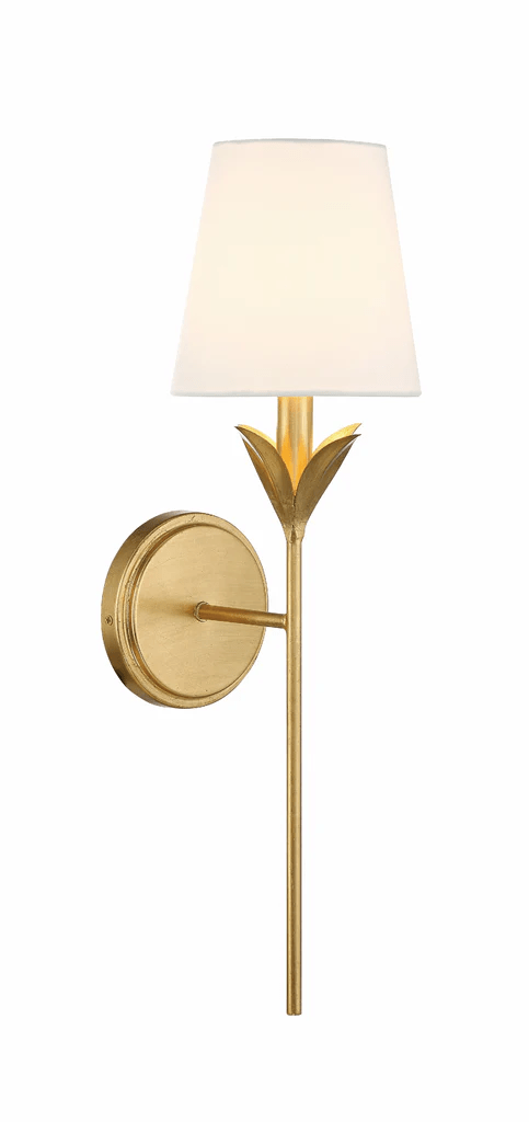 Soanna 1 Light Wall Sconce in Antique Gold-img-2