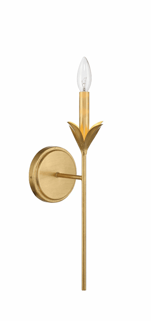 Soanna 1 Light Wall Sconce in Antique Gold-img-4