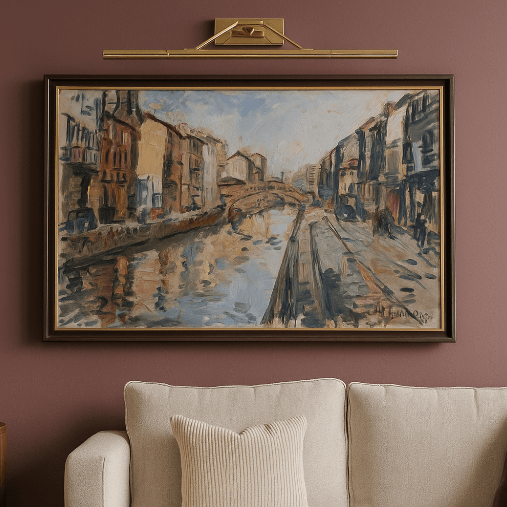 Ikon Picture 1 Light Wall Light - 60CM in Gold-img-3