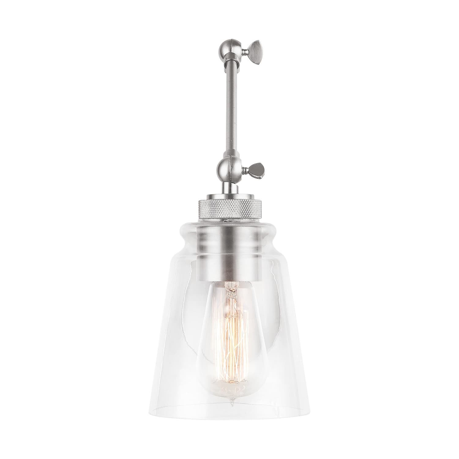 Prodi Adjustable Wall Light in Brushed Nickel-img-3