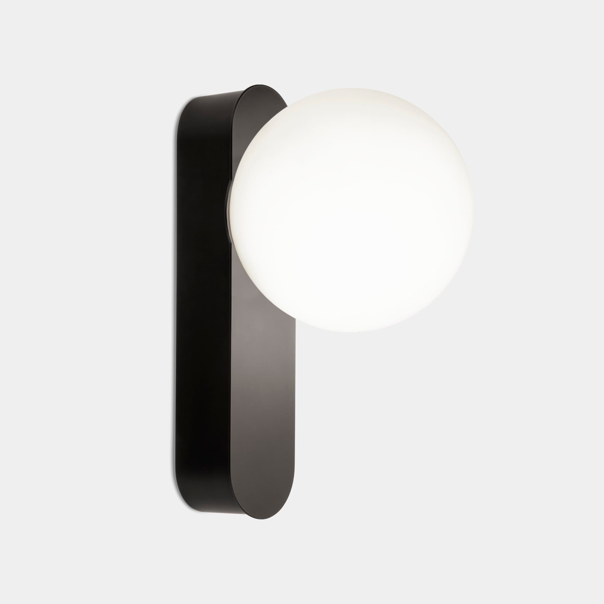 Pearl 1 Light Wall Light in Black-img-2