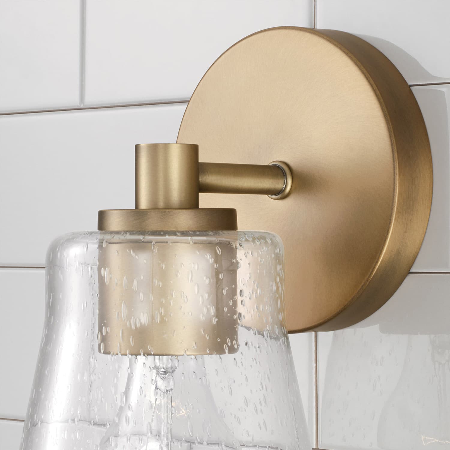Acer 1 Light Wall Light In Aged Brass-img-5