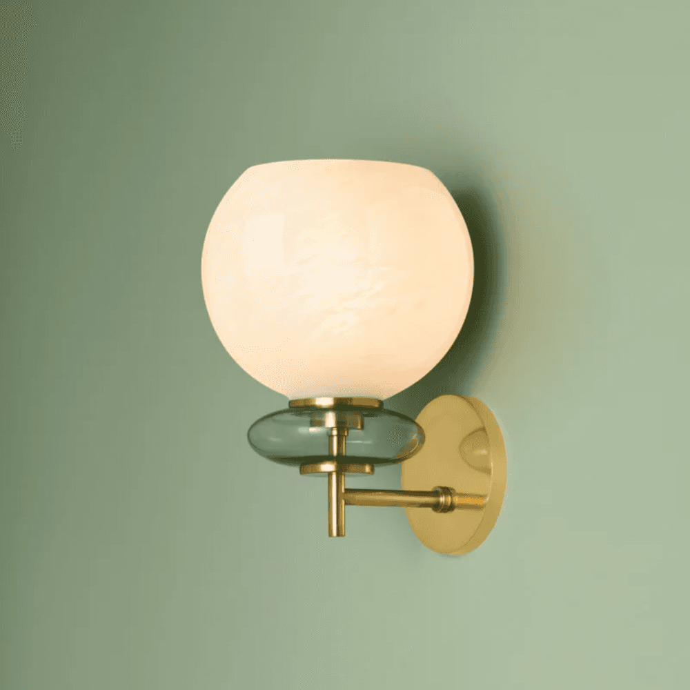 Farah 1 Light Wall Light In Aged Brass-img-1