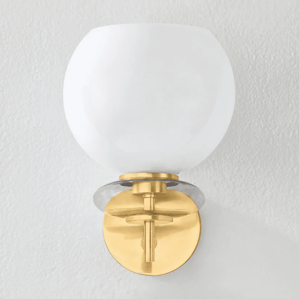 Farah 1 Light Wall Light In Aged Brass-img-3