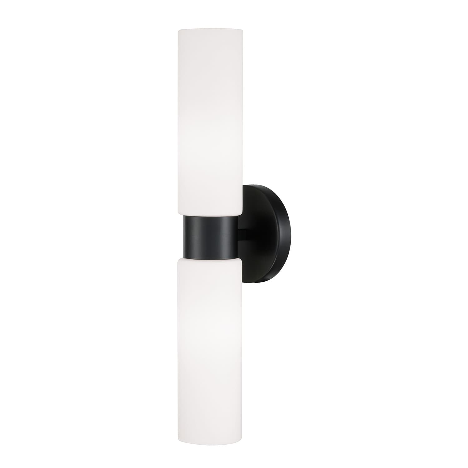 Ping 2 Light Wall Sconce In Matte Black-img-4