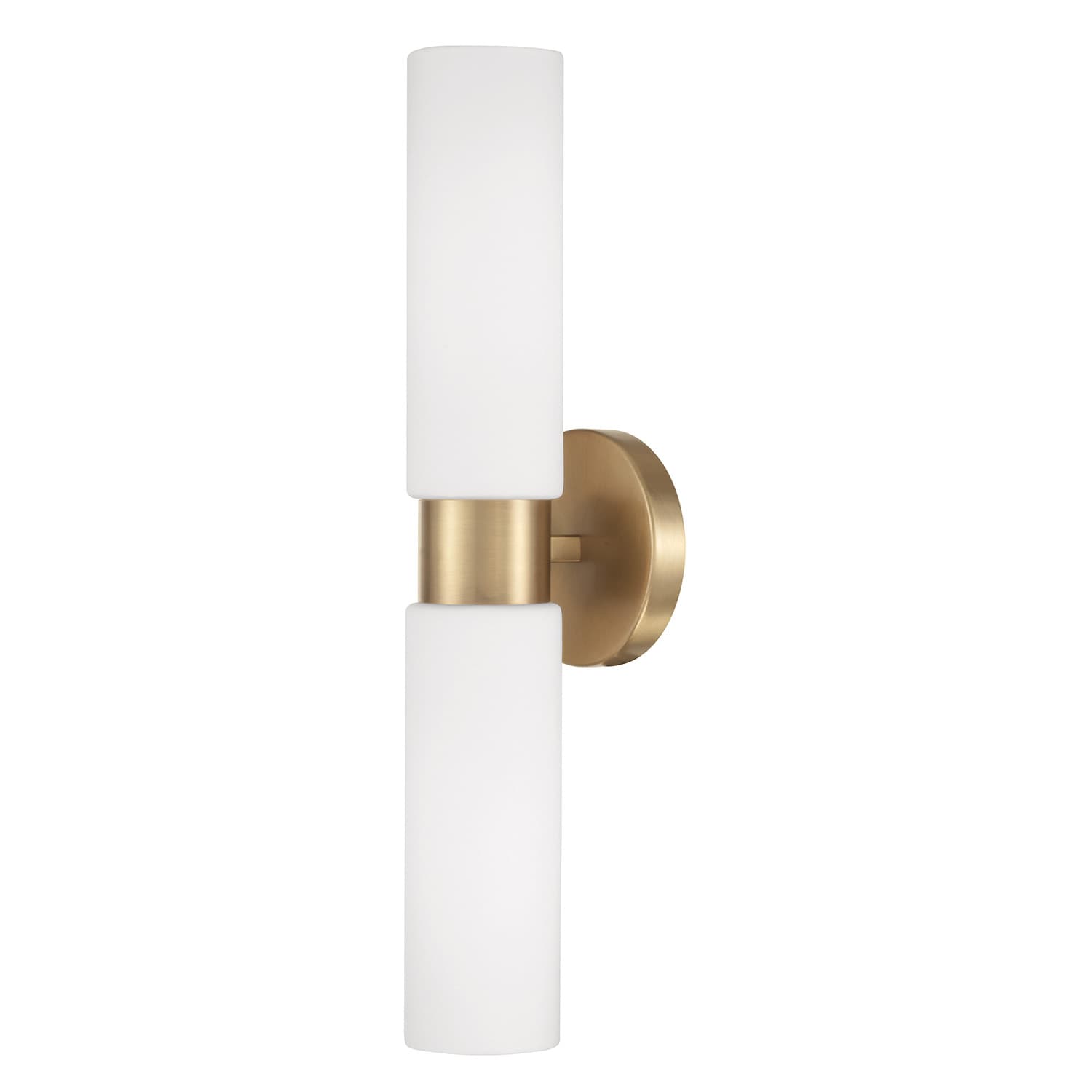 Ping 2 Light Wall Sconce in Aged Brass-img-4