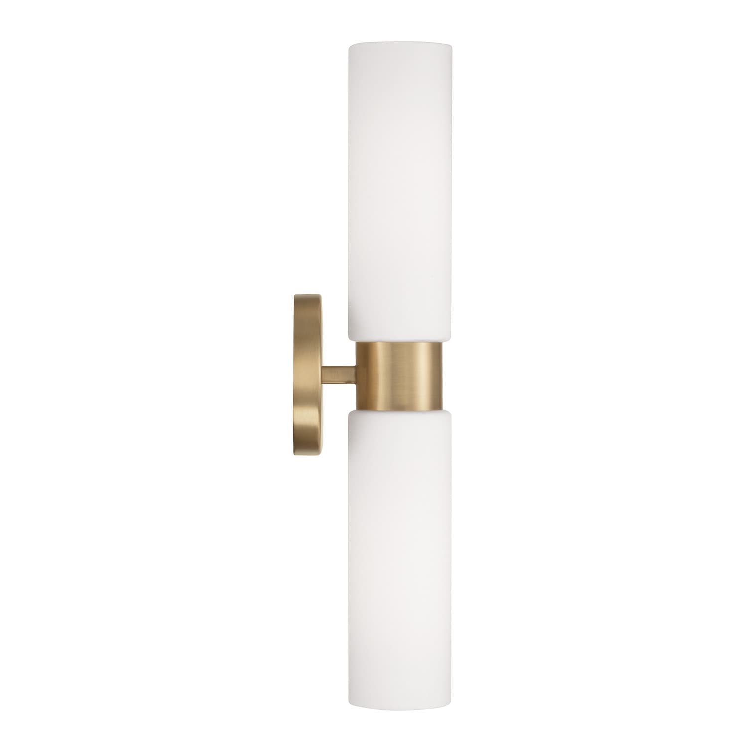 Ping 2 Light Wall Sconce in Aged Brass-img-6