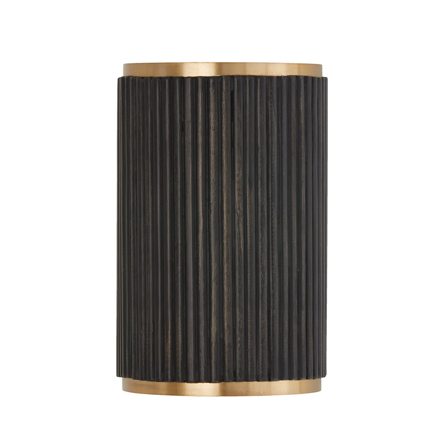 Cody 2 Light Wall Sconce In Black Stain & Matte Brass-img-4