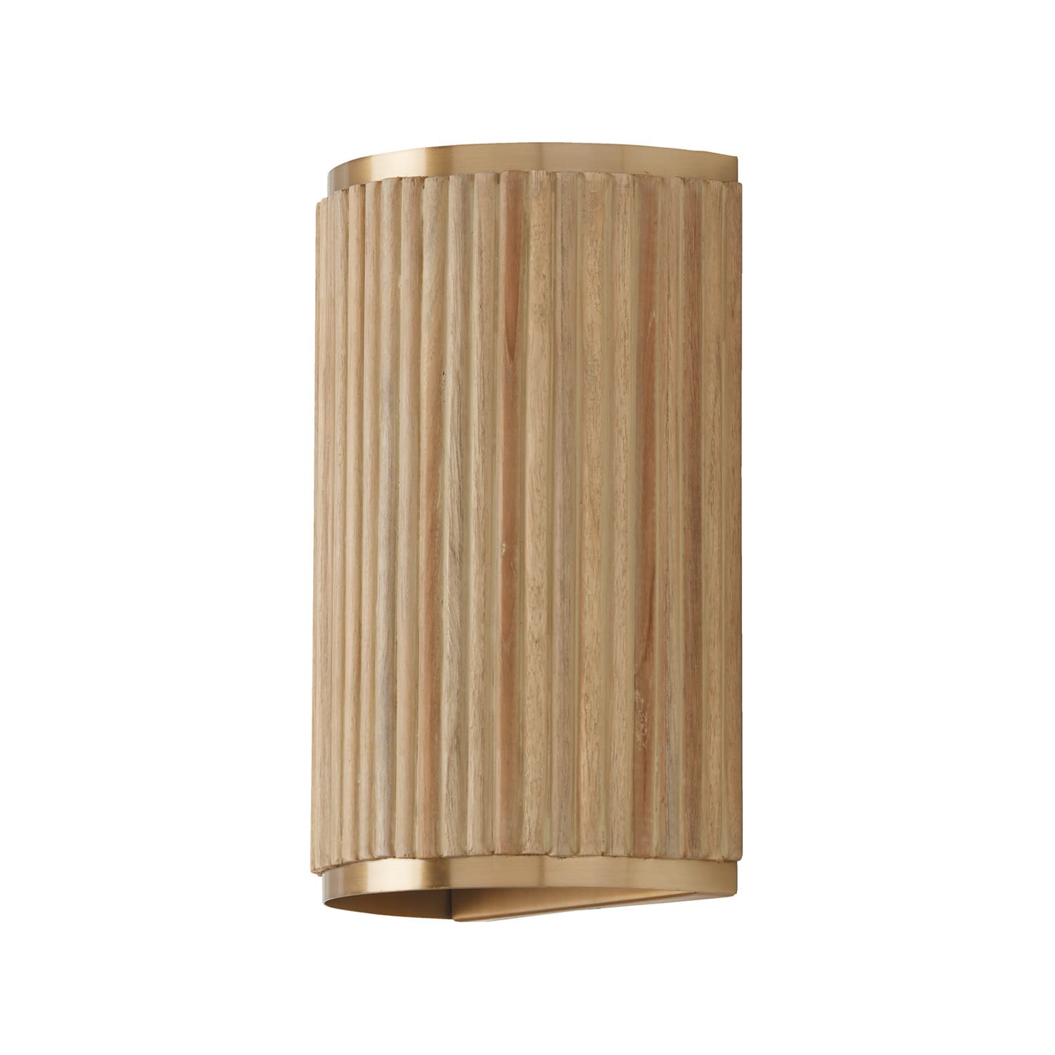 Cody 2 Light Wall Sconce In White Wash & Matte Brass-img-3