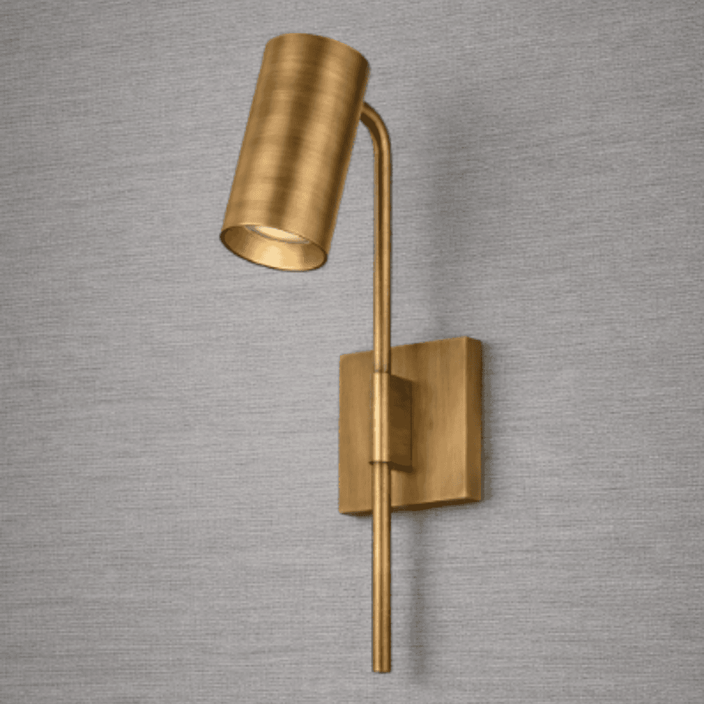 Sage 1 Light Wall Light in Patina Brass-img-1