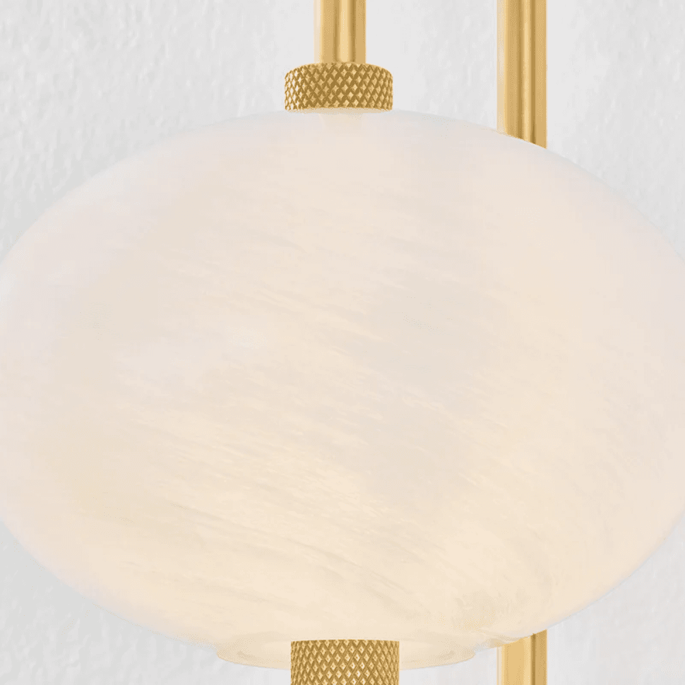 Daphne 1 Light Wall Light In Aged Brass-img-3