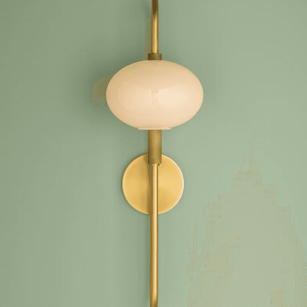 Daphne 1 Light Wall Light In Aged Brass-img-5