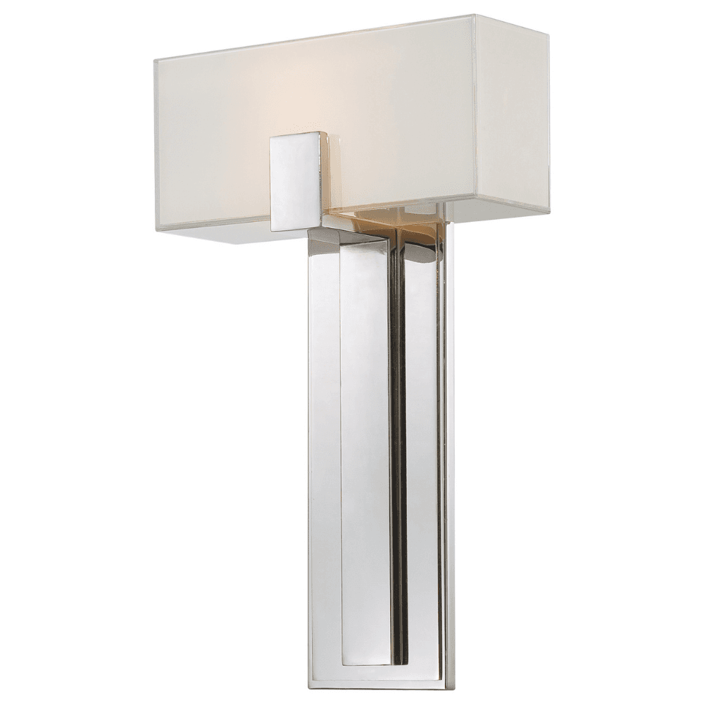 Edan 1 Light Wall Light in Polished Nickel-img-1