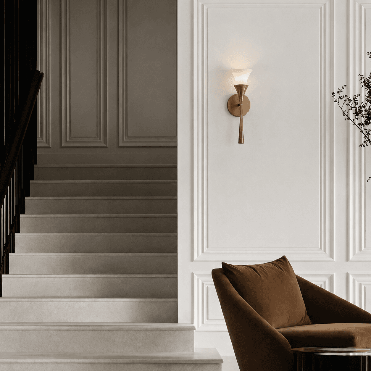 Bolla 1 Light Wall Light in Mystic Luster-img-1