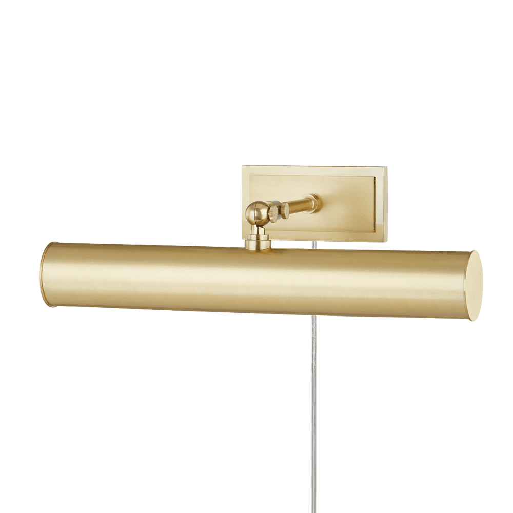 Landie 2 Light Picture Wall Light in Aged Brass-img-1