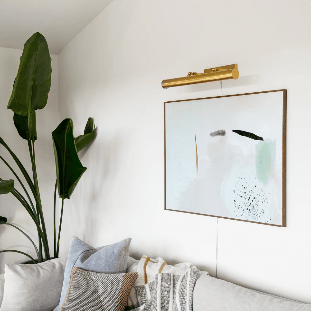 Landie 3 Light Picture Wall Light in Aged Brass-img-1
