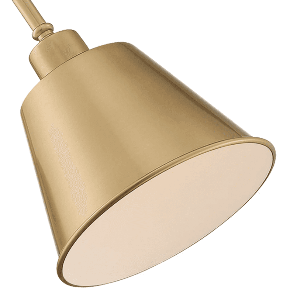 Dune 1 Light Wall Light - Small in Aged Brass-img-3