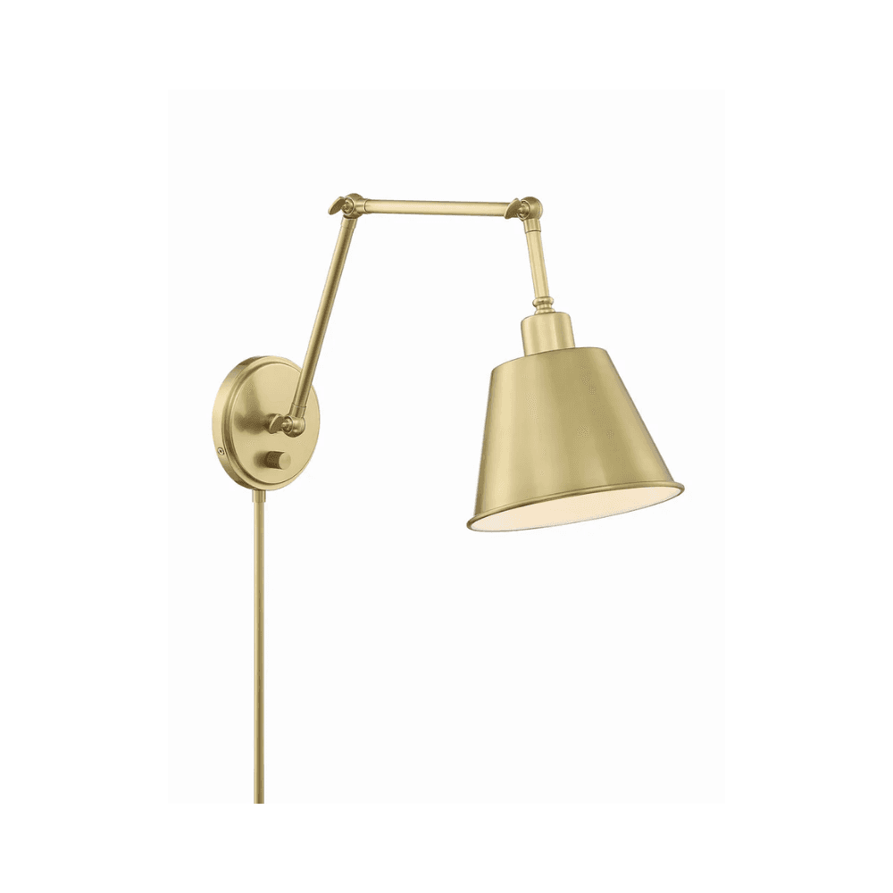 Dune 1 Light Wall Light - Large in Aged Brass-img-3