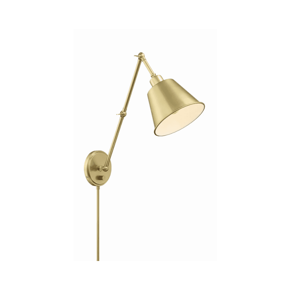 Dune 1 Light Wall Light - Large in Aged Brass-img-4