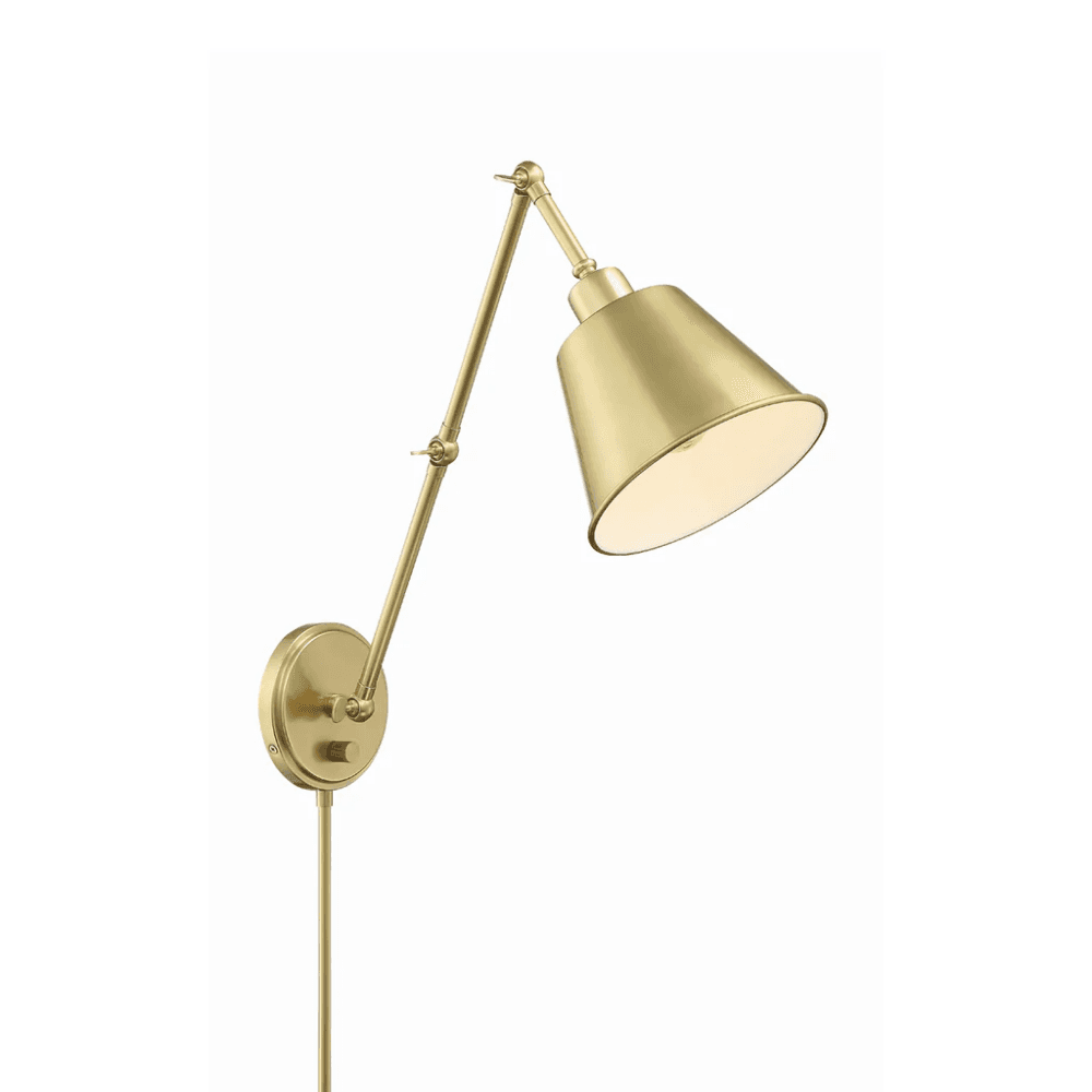 Dune 1 Light Wall Light - Large in Aged Brass-img-5