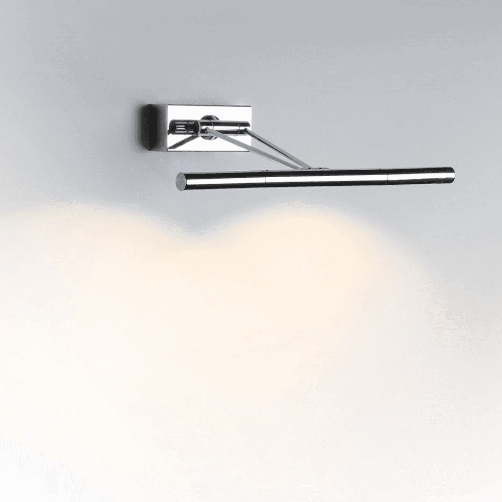 Ikon Picture 1 Light Wall Light - 38CM in Nickel-img-2