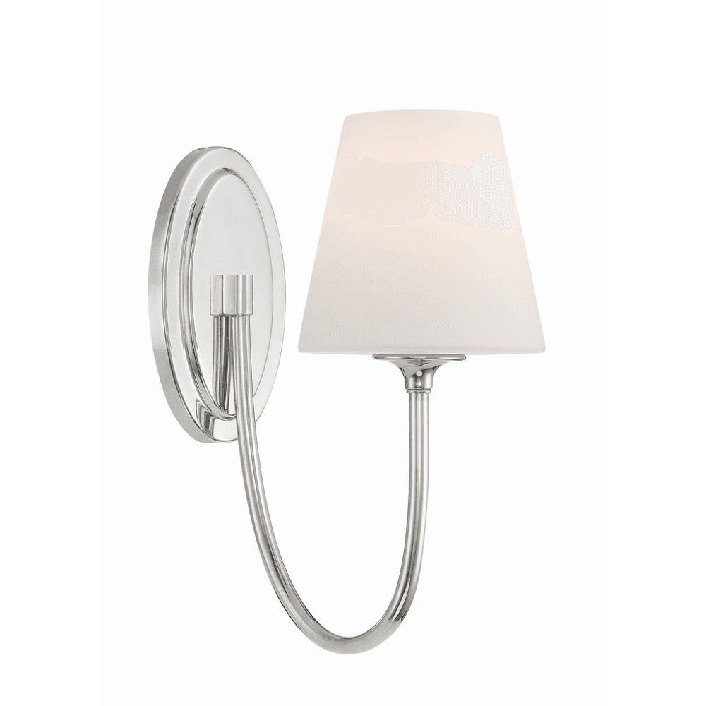 Fino 1 Light Wall Light in Polished Nickel-img-1