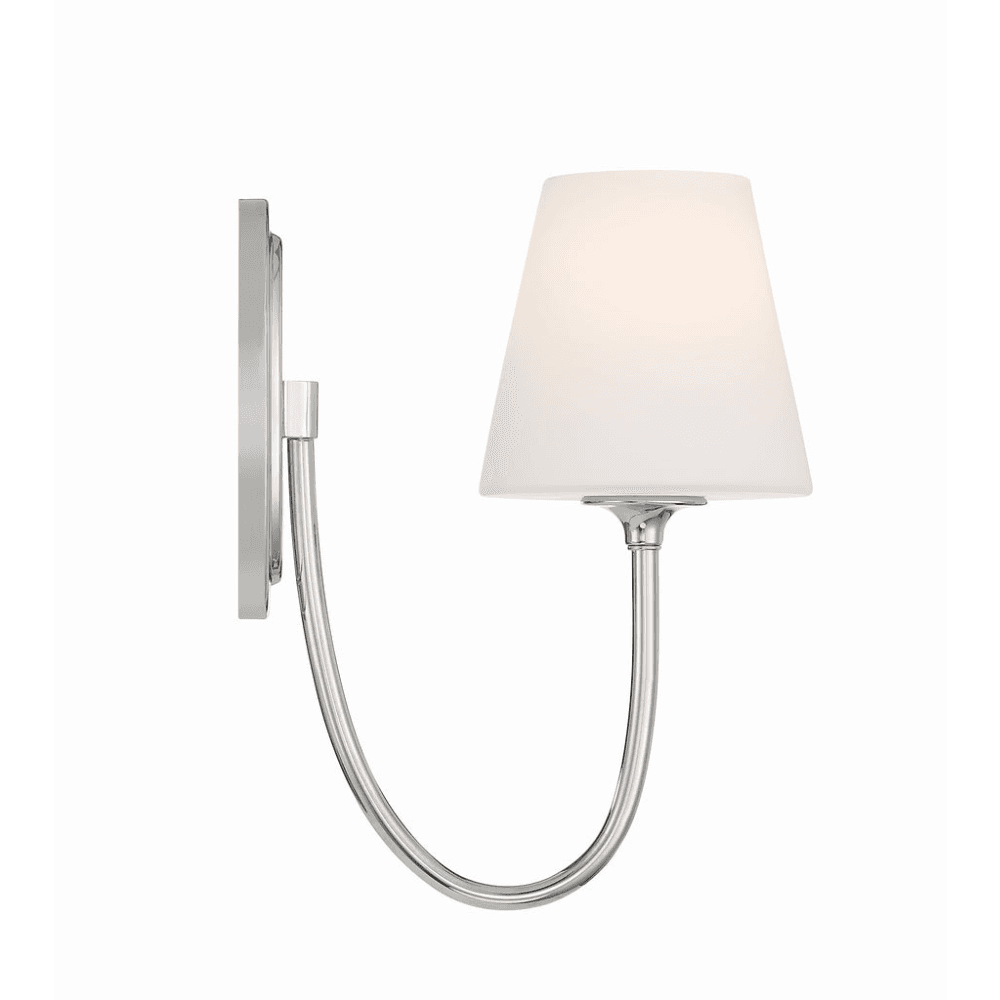 Fino 1 Light Wall Light in Polished Nickel-img-2