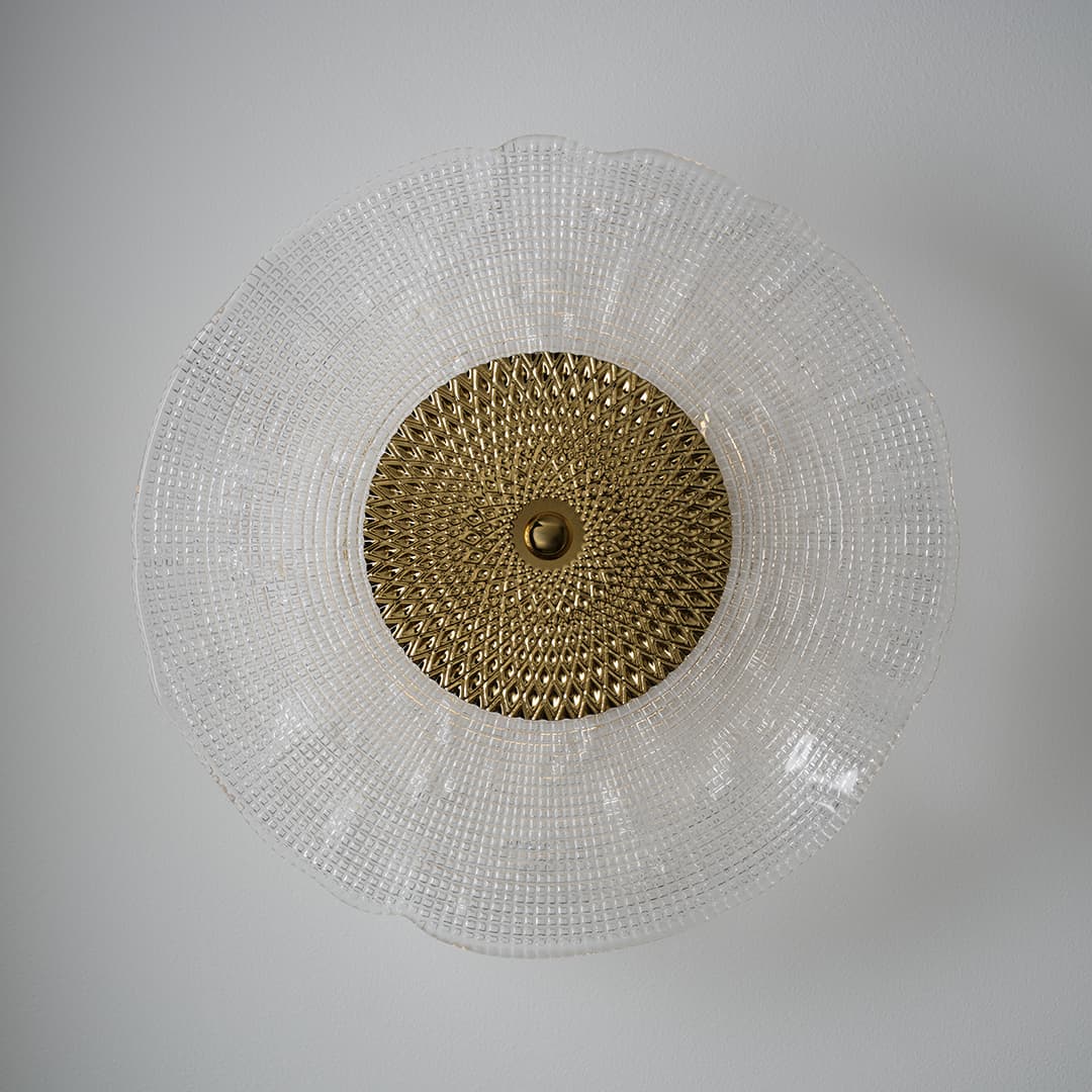 Movi LED Glass Wall Light in Gold-img-5
