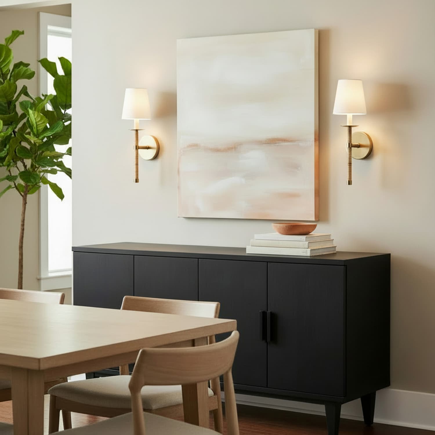 Lia 1 Light Wall Light in Matte Brass-img-1