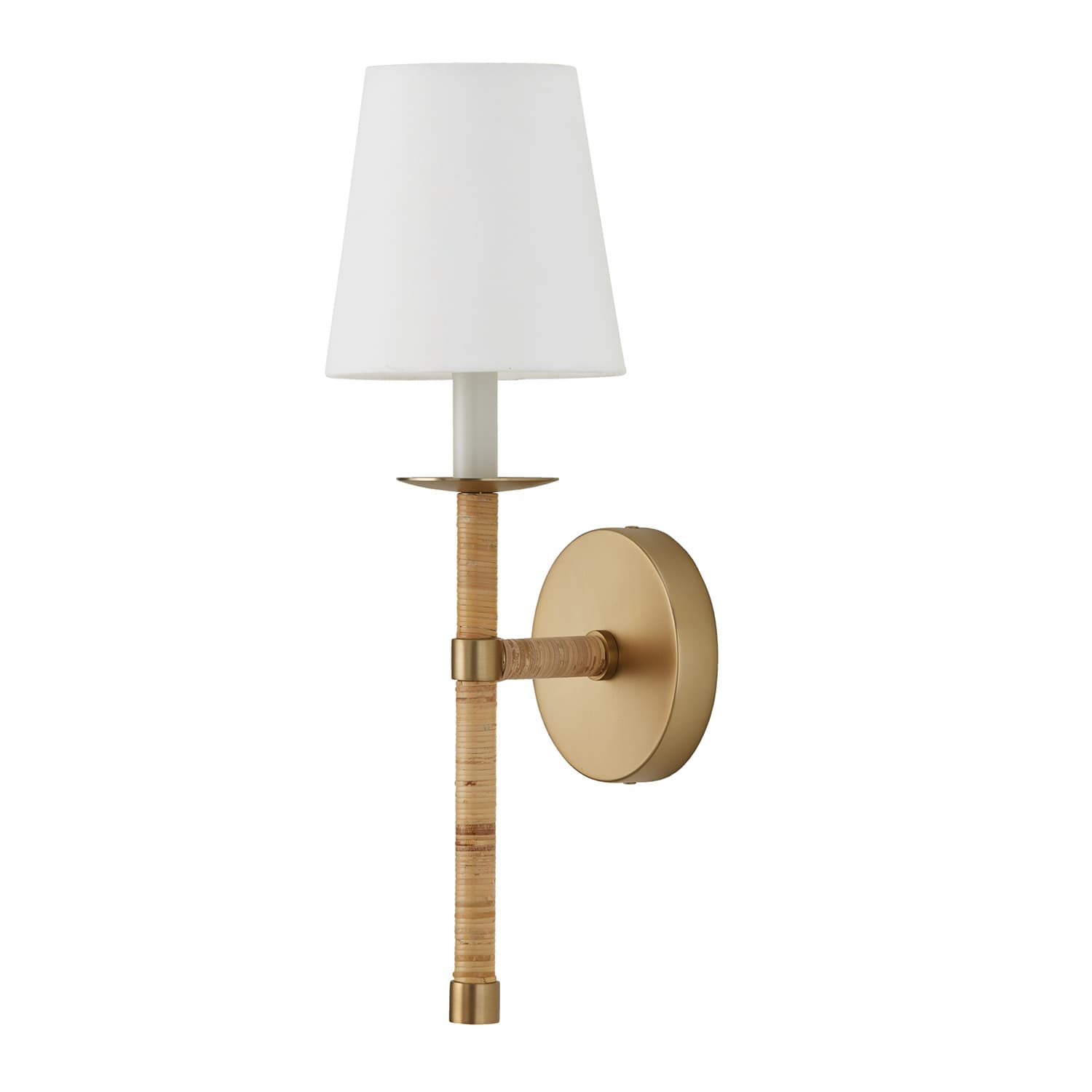 Lia 1 Light Wall Light in Matte Brass-img-4