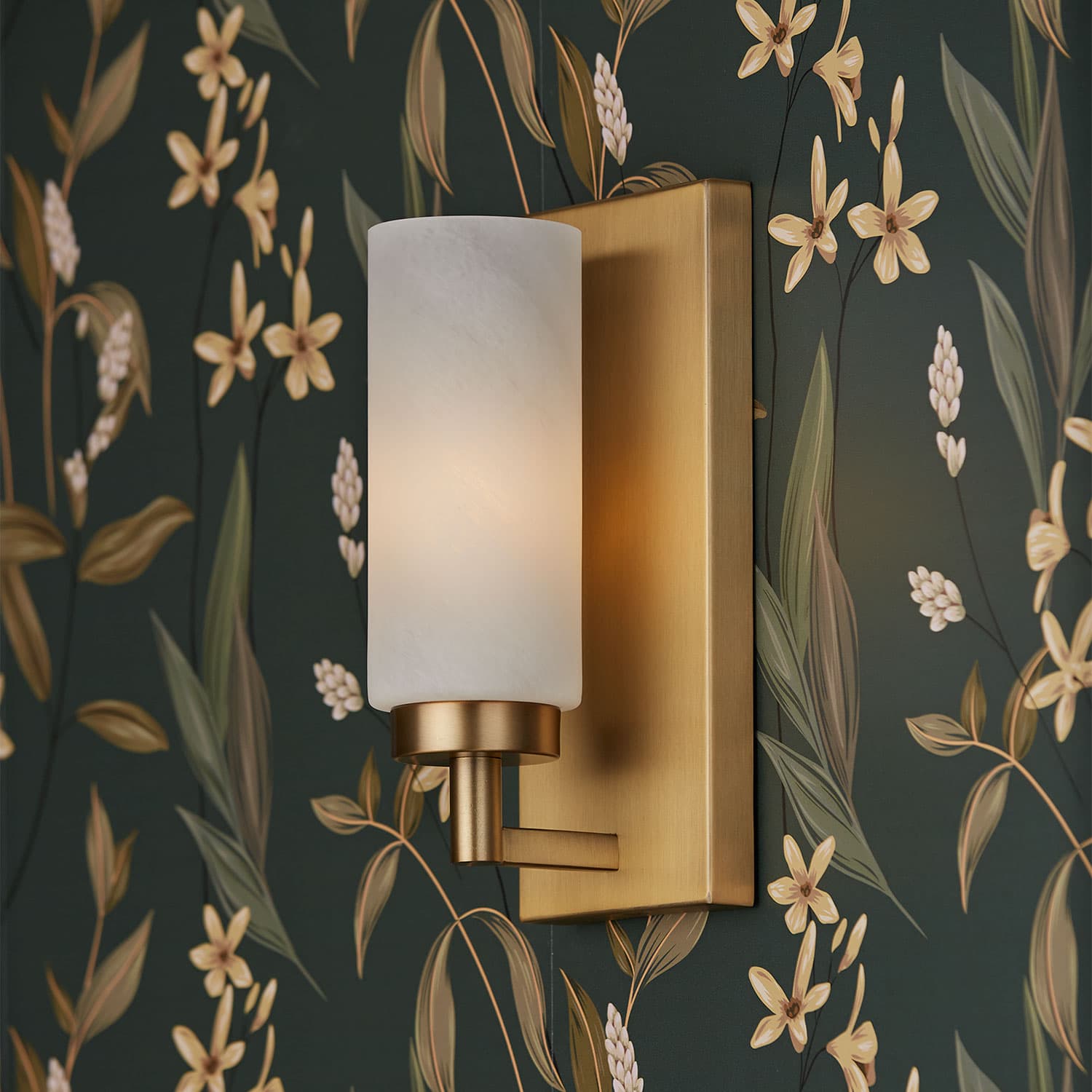 Oakland 1 Light Wall Light in Aged Brass-img-1