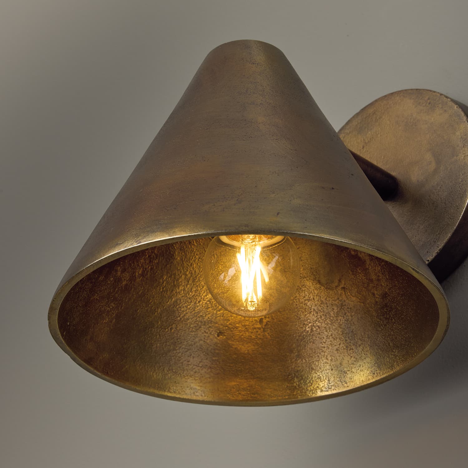 Theo 1 Light Wall Light in Oxidised Brass-img-5