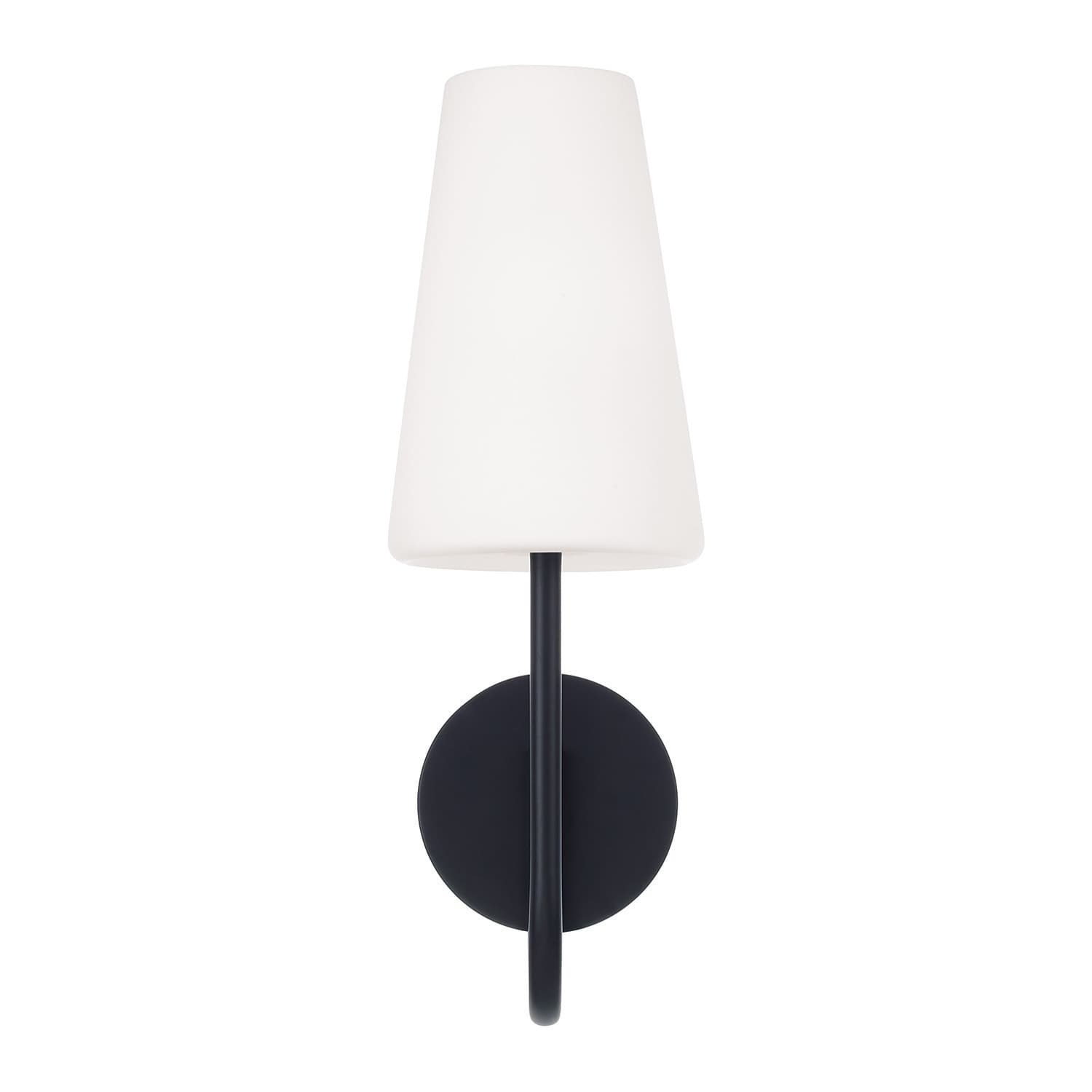 Mira 1 LT Wall Light in Matte Black