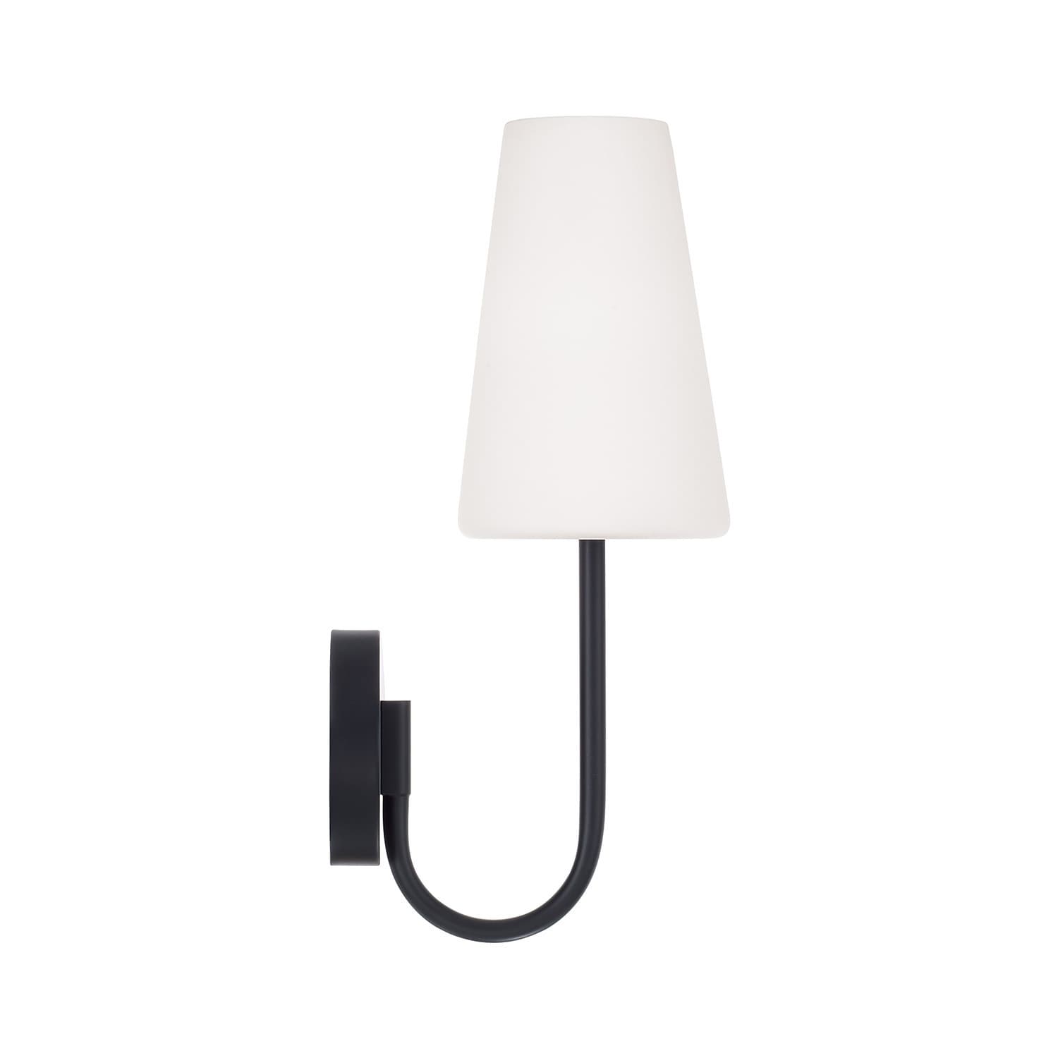 Mira 1 LT Wall Light in Matte Black