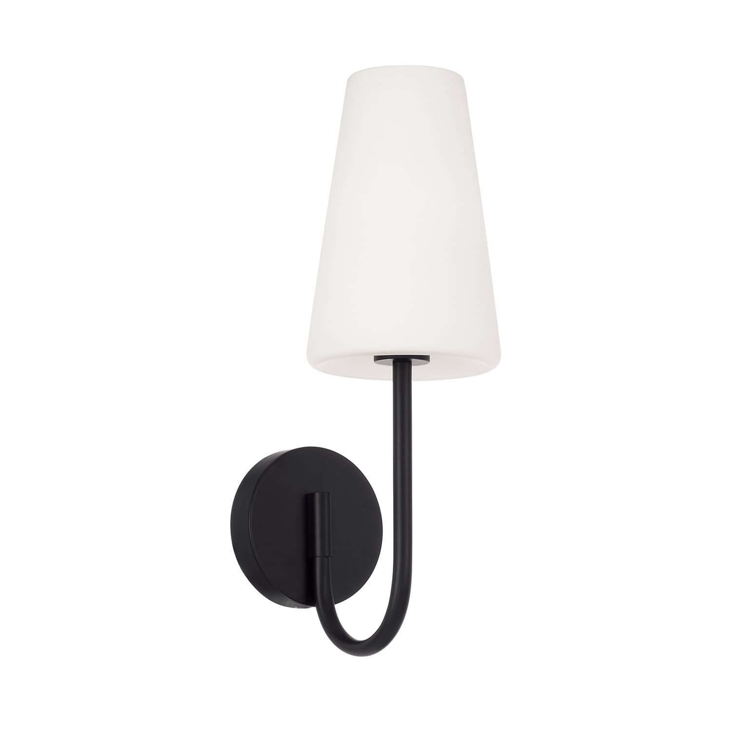Mira 1 LT Wall Light in Matte Black