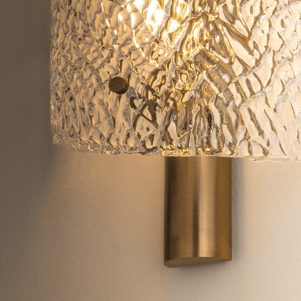 Laine 2 Light Wall Light in Patina Brass-img-2