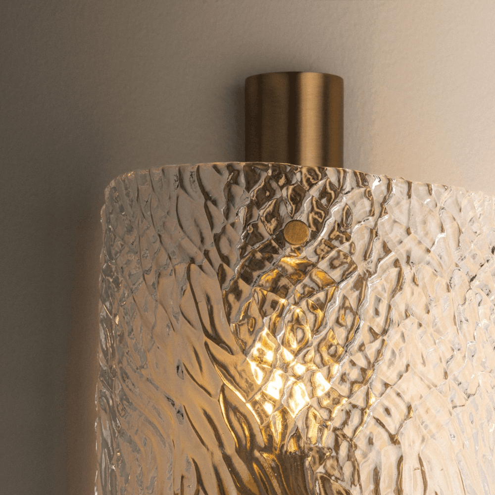 Laine 2 Light Wall Light in Patina Brass-img-3