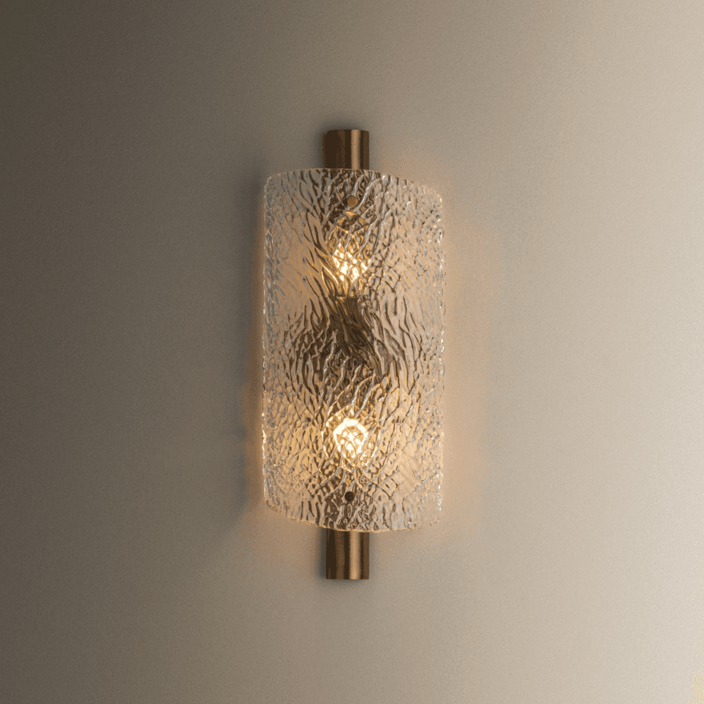 Laine 2 Light Wall Light in Patina Brass-img-5